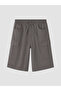 Xside Anthracite Men's Cargo Shorts with Elastic Waist - 5