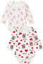 |   100% Cotton Double Baby Blanket Set (Hearted Teddy Bear & Rabbit Series)