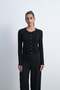 Women's Plain Long-Sleeve Button-Front Cardigan - 3