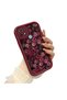 Oppo A15/A15S Compatible Dark Background Red Rose Printed Case, Non-Fading, Permanent Clear Pattern