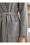 Shawl Collar 4 Layer Muslin Bathrobe - Unisex 100% Cotton Bathrobe - 3