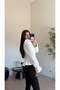 Ecru lace watermelon sleeve jacket - 4