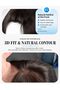 Full Lace Clip-in Topper for Women ,Hair lace size:7 X 11 cm Extension length:25 Centimeters Color:dark brown - 6