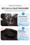 Full Lace Clip-in Topper for Women ,Hair lace size:7 X 11 cm Extension length:25 Centimeters Color:dark brown - 5