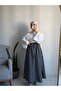 Women's Lined Long Skirt - 6