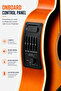 Acoustic Electric Guitar, 6-String Cutaway Semi Acoustic Guitar with Onboard Controls - 5