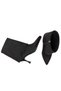 Women's Black Suede Pointed Toe Folded Sock Boots with Goblet Heels (7.5 cm) - 5