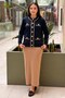 Knitwear Cardigan with Chain and Gold Button Detail - 3