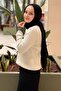 Sim Stripe V-Neck Front Snap Button Knitwear Cardigan - 3