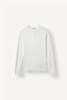 Corduroy Basic Ecru Women's Long Sleeve T-Shirt I5711Ax/Er105