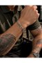 Men's Ares Real Natural Stone Stainless Steel Bracelet - 5