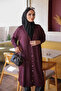Plum Stone Cold Yarn Knitwear Cardigan