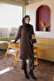Brown Stone Cold Yarn Knitwear Cardigan - 3