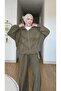 Molly Nelly Women's V-Piece Zippered Pants Suit - 3