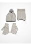 Kitti 9-15 Years Old Girls' Lined Scarf, Beanie, Gloves 3-Piece Set - 2