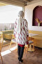 Burgundy Buttoned Angora Soft Knit Cardigan - 5
