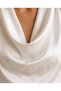 Women's Degaje Collar Sleeveless Blouse - Stylish Satin Top for Women to Wear under Jackets - 6