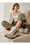 26K374-1 Women's Lace-Up Fleece-Lined Thick Sole Casual Sneaker - 3