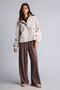 Regular Fit Hooded Ecru Women's Raincoat & Windbreaker H3832Ax/Er220 - 2