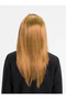Gold Color Straight Cut Lined Long Party Wig Hairpiece - 2