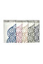 White/Blue Velvet Prayer Rug - 3