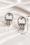 Xuping Silver Color Design Hoop Earrings Acr9785 - 3
