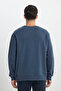 Regular Fit 100% Cotton Anthracite Men's Sweatshirt L80Xtjtg - 5