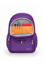 School Backpack with 15.6 Inch Laptop Compartment and Large Volume Organizer - 9106-Purple - 4
