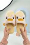 Women'S, Penguin Patterned, Winter, Warm, Closed Toe, Soft Sole, Comfortable Plush House Slippers