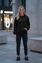 Black Unisex Cyberpunk Printed Hooded Oversize Patterned Fabric Sports Sweatshirt Hzlkapbas21Ssweat - 3