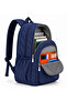 School Backpack with 15.6 Inch Laptop Compartment and Large Volume Organizer - 9106-Navy Blue - 3