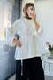 Premium Basic Tunic with Side Slits - Ecru - 7