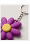 Purple Daisy Figure Keychain - 2
