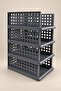 Modular Cabinet Organizer with Sliding Drawers - Smart Shelf Maxi Anthracite Color Set of 4 - 7