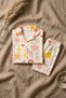 Sunny Dreams 100% Cotton Floral and Rainbow Patterned Baby Pajama Set - Soft Textured Anti-Allergy - 2
