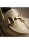 3770 Apple Green Genuine Leather Loafer Shoes - 3