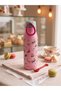 Ri̇ce Stainless Steel Thermos Water Bottle Hot and Cold Keeping Pasta Patterned Bottle 500 ml