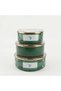 Enamel Storage Container Set of 3 14 cm 16 cm 18 cm Decorated Outside, Cream Enamel Inside - 2