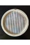 Handcrafted Cross-Stitch Oval Painting - 2