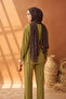 Aerobin jacquard leaf patterned shawl - 5