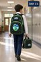 Bat Dinosaur Primary School School Bag Lunchbox Backpack Set of 2 37 X 27 X 20 cm