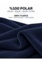 Winter Thick Fleece Stand Collar Zippered Girls and Boys Baby Kids Top and Bottom Set 1-5 Years Old - 6