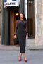 Black Lace Detailed Backless Dress