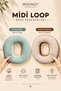 Midi Loop Piercing Pillow |   Ear Cavity Pillow for Side Sleepers |   25 cm Circle - 5