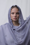 2-Piece Embroidery Hijab Set for Women – Elegant Embroidered Lightweight Headscarves - 4