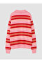Rmz Gi̇yi̇m Farkiyla Devrik Roba Yaka Hello Kitty Embroidered Girls' Sweater - 5