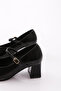 26530016K Women's Leather Heeled Shoes - 5
