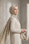 Aerobin Jacquard Leaf Patterned Shawl 154 - 2
