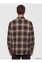 Beige Regular Fit Plaid Men's Shirt - 5