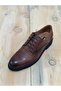 Men's Summer Shoes Inner and Outer Genuine Leather Poly Light Sole Tanned Tan Color - 6